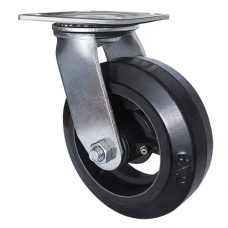 SCd 42 Поворотная колесная опора б/г черн. рез. (10)