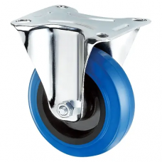 RONEL FRCL 54 Неповоротная колесная опора, эластичная синяя резина (28)