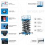 SPF1305 Подъемник самоходный ножничный (ведомый)