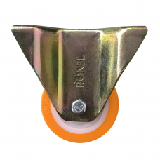 RN02 NPU 80 Большегрузная неповоротная колесная опора, полиуретан, обод-нейлон