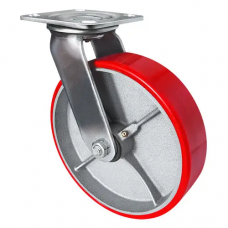 SCp 42 Поворотная колесная опора б/г полиуретан (10)