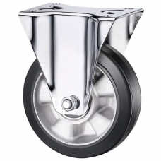 RONEL FCDL 63 HEAVY Неповоротная колесная опора, б/г черн. резина. Усиленная (12)