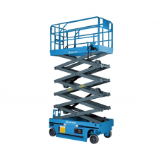 PL1245-Li M2 Самоходный ножничный подъемник SKYER с выдвижной платформой, рабочая высота 12 м, АКБ li-ion