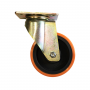 RN01 CPU 125 Большегрузная поворотная колесная опора, полиуретан, обод-чугун