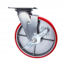 SCpb 80 Поворотная колесная опора б/г с торм. полиуретан (6)