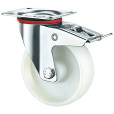 RONEL SRCnb 42 Поворотная колесная опора c торм., нейлон (38)